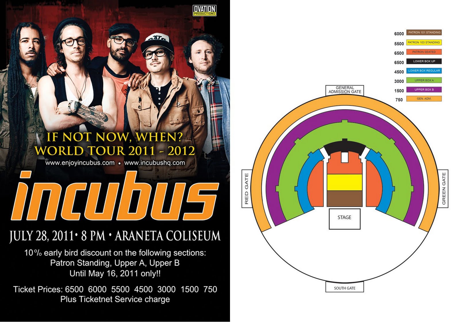 Araneta Coliseum Seating Layout